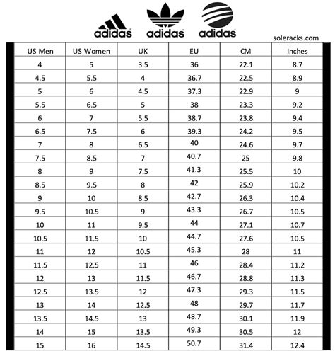 adidas women's shoe size